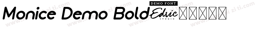 Monice Demo Bold字体转换